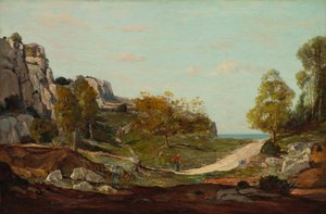 Landschaft bei Saint-André, in der Nähe von Marseille