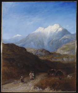 Die schneebedeckten Atlasberge der Großen Kabylie, Algerien von Paul H. Ellis