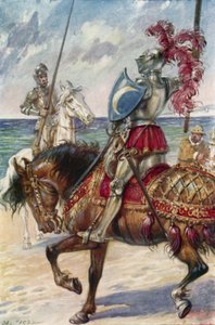 Der Ritter des Weißen Mondes von Paul Hardy