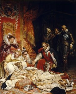 Der Tod von Elisabeth I., Königin von England von Paul Delaroche