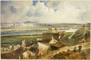 Blick auf Avignon (von Villeneuve les Avignon)