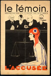 Der Temoin, Satirisch in Farben von Paul Iribe