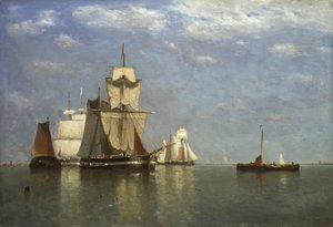 Schiffe vor Flushing, 1869