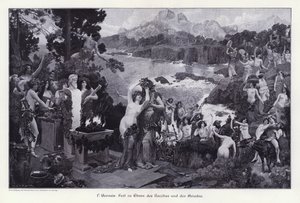Fest zu Ehren von Bacchus und Ariadne von Paul Jean Gervais