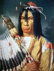 Häuptling der Cree-Indianer in Kanada von Paul Kane