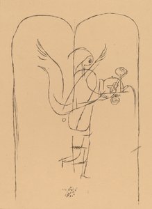 Ein Genius serviert ein kleines Frühstück, 1920 von Paul Klee