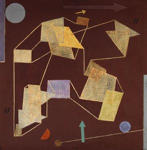 Auftrieb und Verdrängung (Segelflug) von Paul Klee