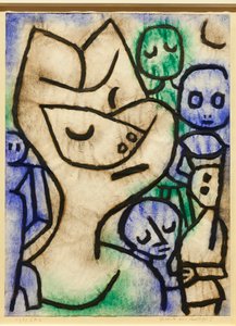 Ausdruck eines Gesichts von Paul Klee