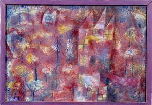Landschaft beim Kind von Paul Klee