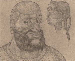 Perseus Der Witz hat über das Leid gesiegt, 1904 von Paul Klee