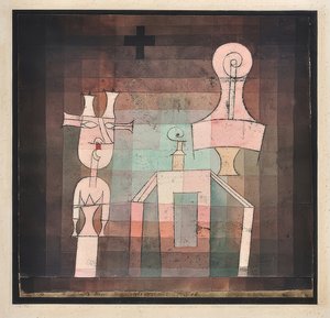 Stillleben mit Plastiken von Paul Klee