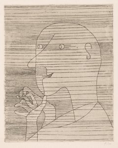 Der berechnende alte Mann von Paul Klee