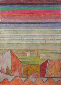 Blick in das Fruchtland, 1932 von Paul Klee