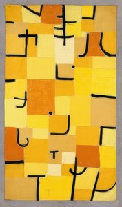 Zeichen in Gelb von Paul Klee