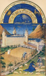 Juli - das Schloss in Poitiers, 15. Jahrhundert, 1939