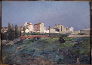 Das Bièvre-Tal, links von der Rue de Tolbiac