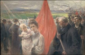 Ein Streik in Saint-Ouen