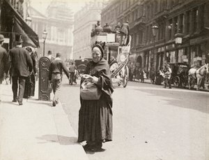 Streichholzverkäufer, Ludgate Hill, London, 1893