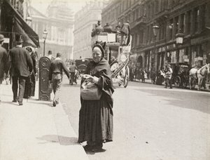 Der Streichholzverkäufer, Ludgate Hill, 1893
