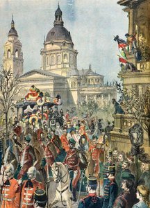 Die Trauerfeierlichkeiten für Lajos Kossuth