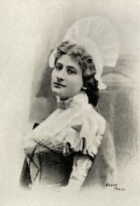 Porträt von Lucienne Breval von Paul Nadar