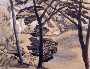 Waldrand von Paul Nash