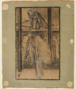 Hallgerd verweigert Gunnar ihr Haar von Paul Nash