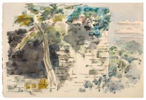 Ruine im Wald von Dean von Paul Nash