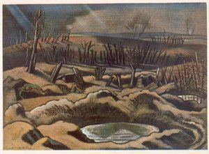 Das Feld bei Passchendaele, British Artists at the Front, Continuation of The Western Front, Teil Drei, Paul Nash