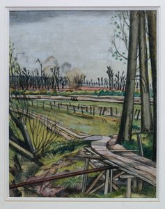 Der Grat, Wytschaete von Paul Nash