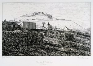 Fort du Mont Valérien, Belagerung von Paris, 1870-1871 von Paul Roux