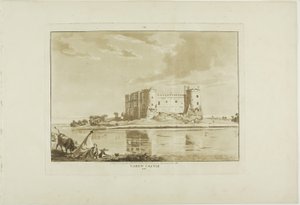 Carew Castle, Platte acht aus Zwölf Ansichten in Wales von Paul Sandby