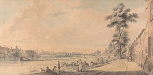 Eton College von Süden von Paul Sandby