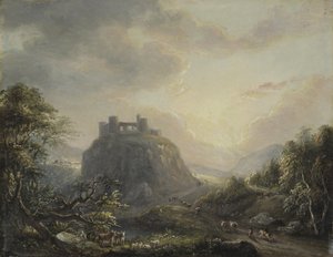 Landschaft mit einem Schloss
