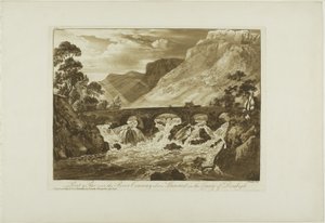 Pont y Pair über den Fluss Conway oberhalb von Llanrwst im County Denbigh