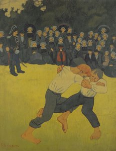 Die ringenden Bretonen
