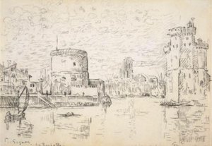 Die Einfahrt zum alten Hafenbecken in La Rochelle