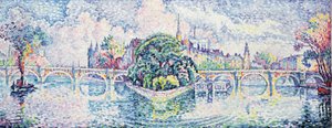 Der Garten des Vert-Galant, ca. 1928 von Paul Signac