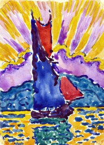 Sonnenuntergang (Der Fächer)