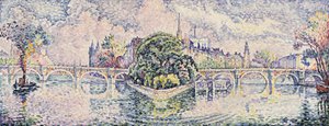Der Vert-Galant-Garten, ca. 1928 von Paul Signac
