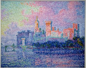 Das Schloss der Päpste in Avignon von Paul Signac