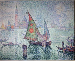Der grüne Schleier, Venedig von Paul Signac