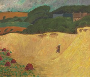Der Strand von Les Grands Sables in Le Pouldu, 1890