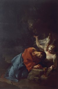 Christus im Garten, ca. 1750, von Paul Troger (1698-1762)