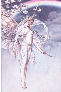 Die Königin des Himmels, deren wässriger Bogen und ich, Illustration aus Der Sturm, 1908 von Paul Vincent Woodroffe