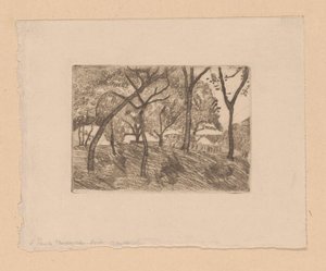 Waldansicht von Paula Modersohn Becker (signed by artist)