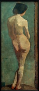 Stehender weiblicher Rückenakt von Paula Modersohn Becker