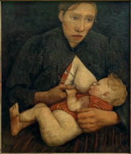 Stillende Mutter