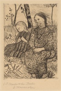 Zwei Bauernmädchen von Paula Modersohn Becker
