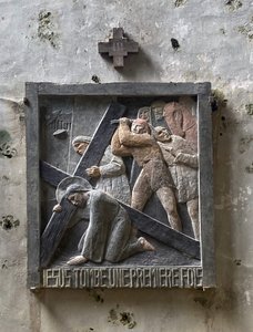 Kreuzweg, Saint-Mandet-Kirche, Ferrière-sur-Larçon 1931 von Paule Richon